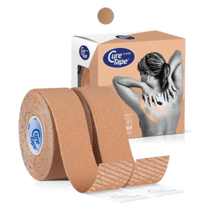 kinesiology tape beige curetape classic 2.5cm