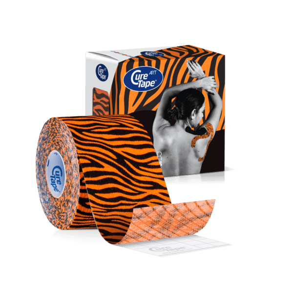 kinesiology tape tiger curetape art