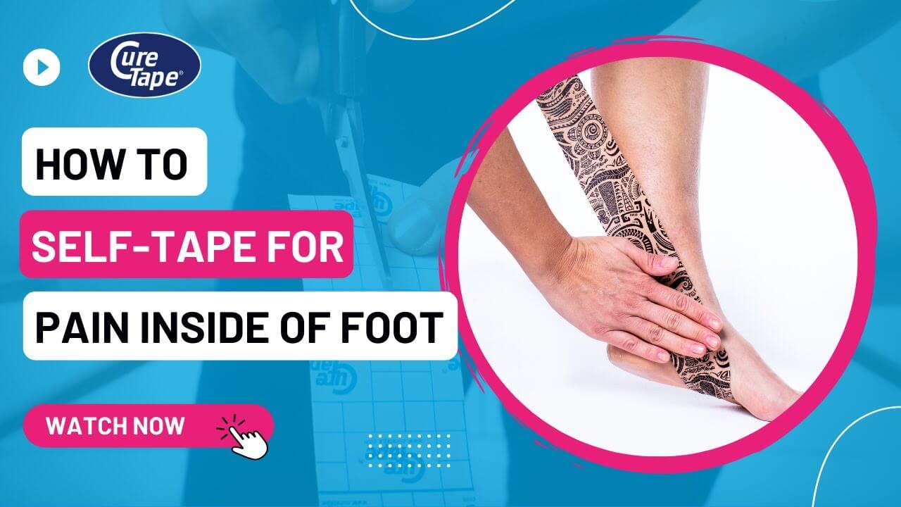 How to tape the inside of your foot or shin | THYSOL Australia