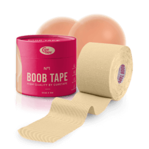 curetape-boob-tape-kinesiology-product-beige-5cm-x-5m-1-single-roll-and-cylinder-packaging-with-nipple-patches-hr-image1